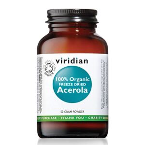 Viridian Nutrition Acerola 50g Organic (Malpígie Bio)