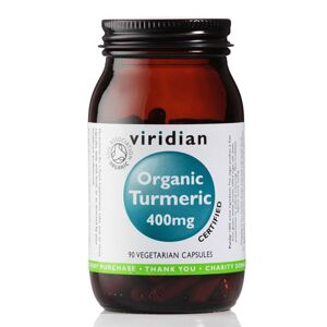 Viridian Nutrition Turmeric 400mg 90 kapslí Organic (Kurkuma)