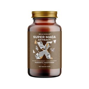 BrainMax Super Maca extrakt, 700 mg, 100 rostlinných kapslí