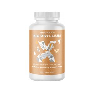 BrainMax BIO Psyllium, 800 mg, 200 rostlinných kapslí