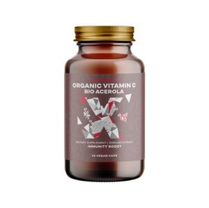 BrainMax Organic Vitamin C BIO Acerola, vitamín C z Aceroly, 60 rostlinných kapslí