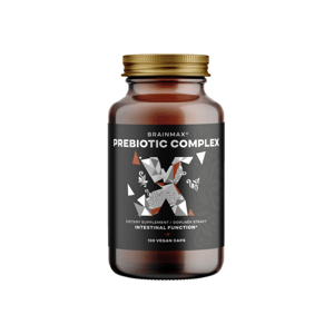 BrainMax Prebiotic Complex, prebiotická směs, BIO, 100 rostlinných kapslí