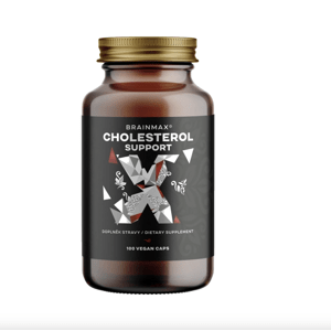 BrainMax Cholesterol Support, Řešení Cholesterolu, 100 rostlinných kapslí