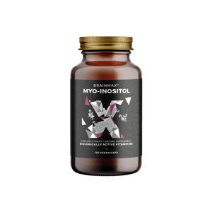 BrainMax Myo-Inositol 500 mg, 100 rostlinných kapslí