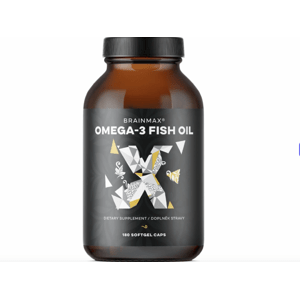 BrainMax Omega-3 Fish Oil Obsah: 180 kapslí