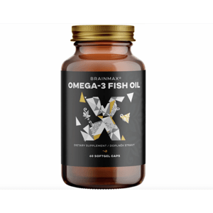 BrainMax Omega-3 Fish Oil Obsah: 60 kapslí