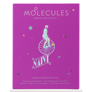 Naive 72% IMMUNE MOLECULES (fialová bioaktivní čokoláda bez cukru) Hmotnost: 20 g