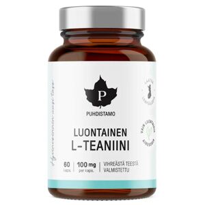Puhdistamo EXP 8/2025 L-Theanine Natural 60 kapslí (Luontainen L-Teaniini)