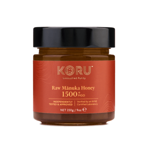KORU RAW Manuka, MGO 1500+, 250g