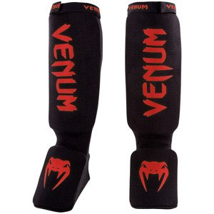 Venum Kontact Shin Guards, Black/Red Velikost: S