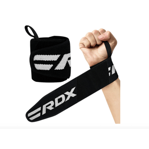 RDX Sports RDX W2 Powerlifting Bandáže na zápěstí, černé